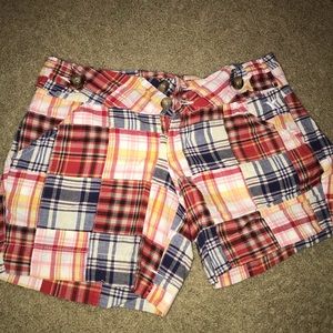 Plaid shorts